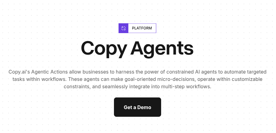 copy.ai agent